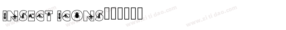 Insect Icons字体转换